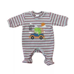 Vékony, pamut rugdalózó Dínós mintával