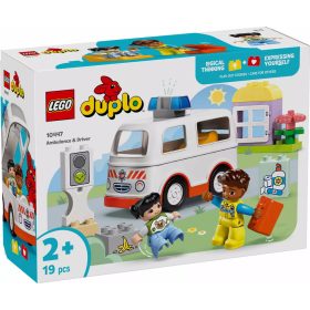 10447 - LEGO DUPLO Város - Mentőautó és mentősofőr