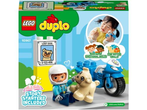 LEGO DUPLO Town 10967 Rendőrségi motorkerékpár