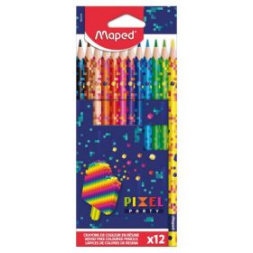   MAPED Pixel háromszögletű színesceruza készlet - 12 darabos