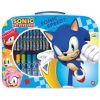 Sonic színező készlet műanyag bőröndben