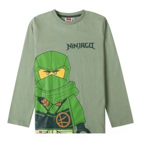   Lego Ninjago Battle Green gyerek hosszú ujjú póló, felső 