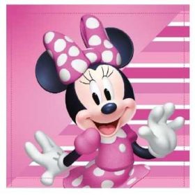 Minnie kéztörlő, arctörlő, törölköző 30x30cm