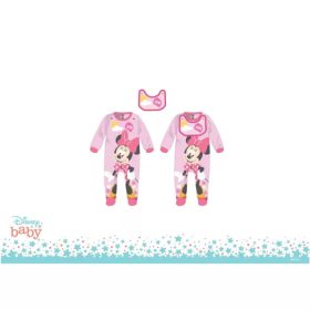 Disney Minnie egér baba rugdalózó előkével