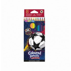   Színes Ceruza 12 db-os háromszögletű Colorino Kids Football