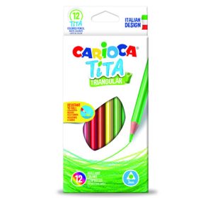 Carioca Tita háromszögletű színes ceruza szett 12 db-os