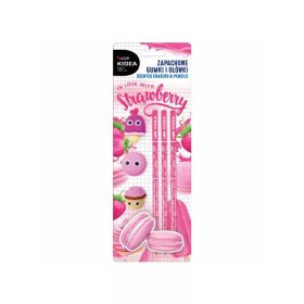 Illatos írószer, suli szett, 6 db-os, epres