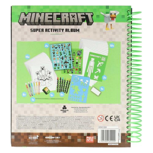 Minecraft színező-foglalkoztató füzet