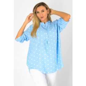 Pöttyös női felső